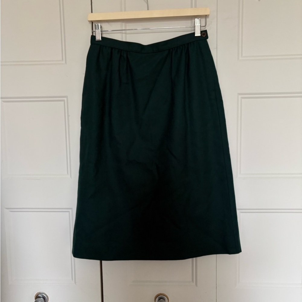 Pendleton Vintage Forest Green Pencil Skirt